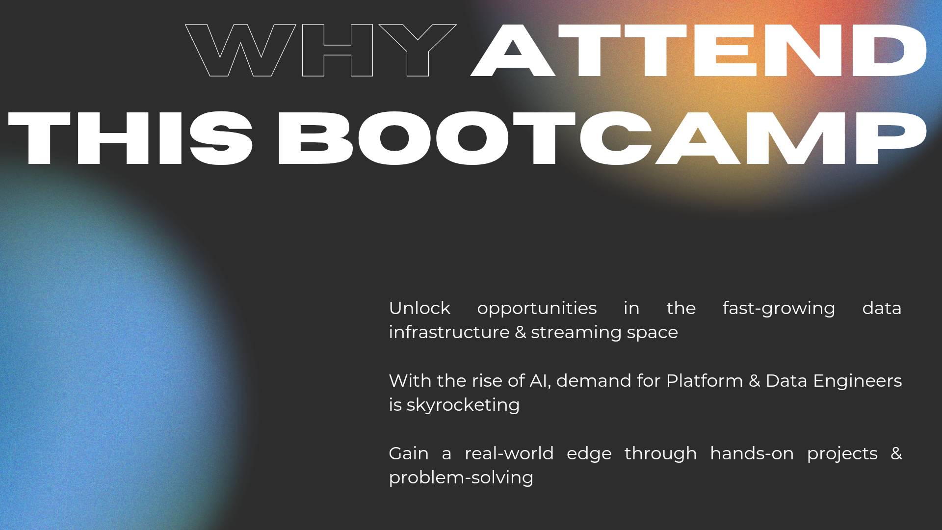 Bootcamp Highlights Slide 4